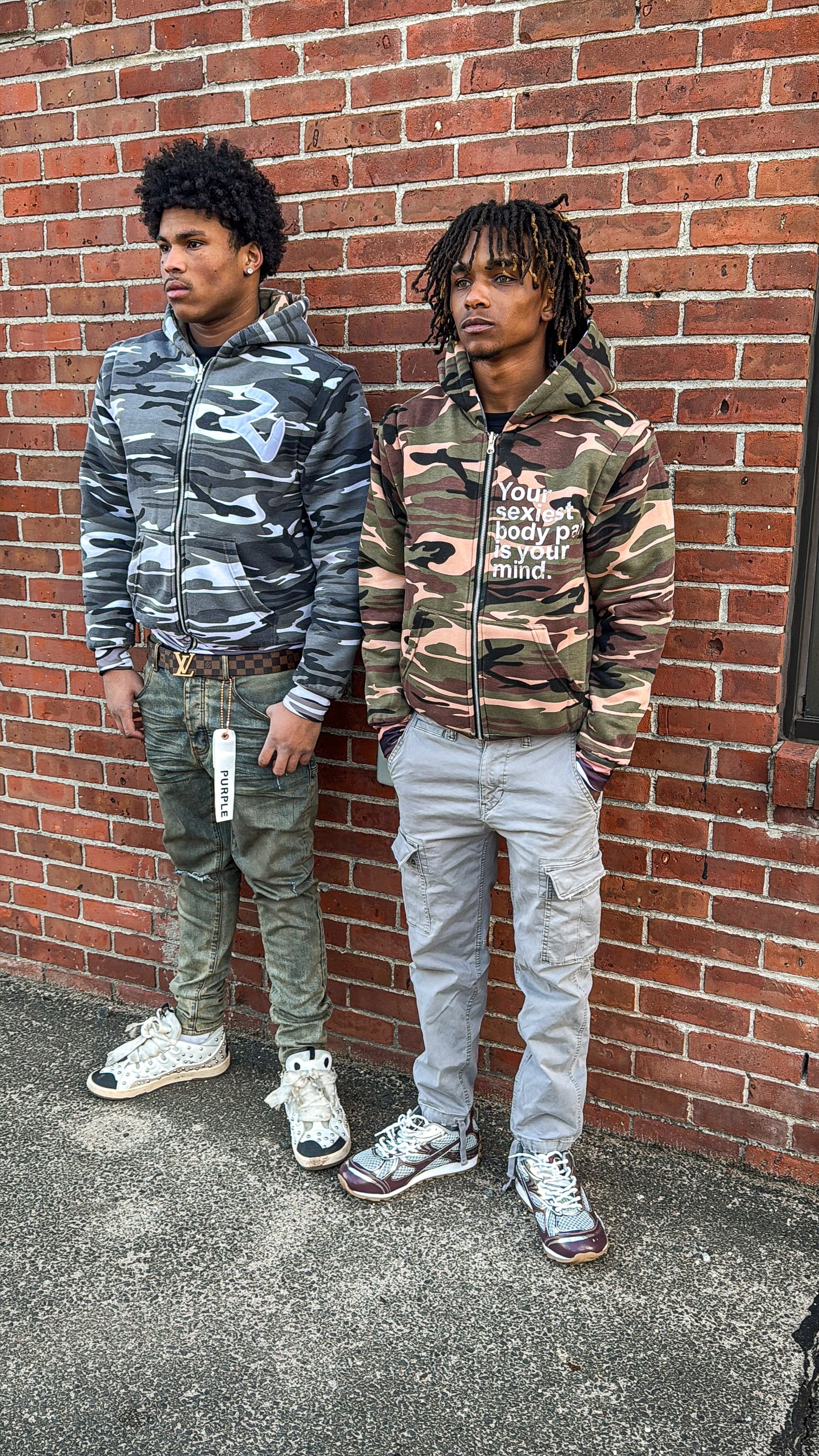 "Return" Revirsible Camo Hoodie