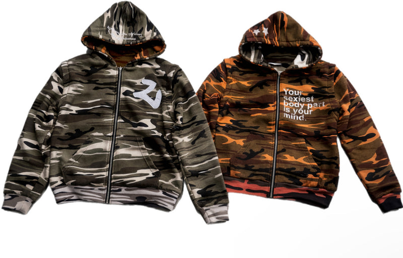 "Return" Revirsible Camo Hoodie